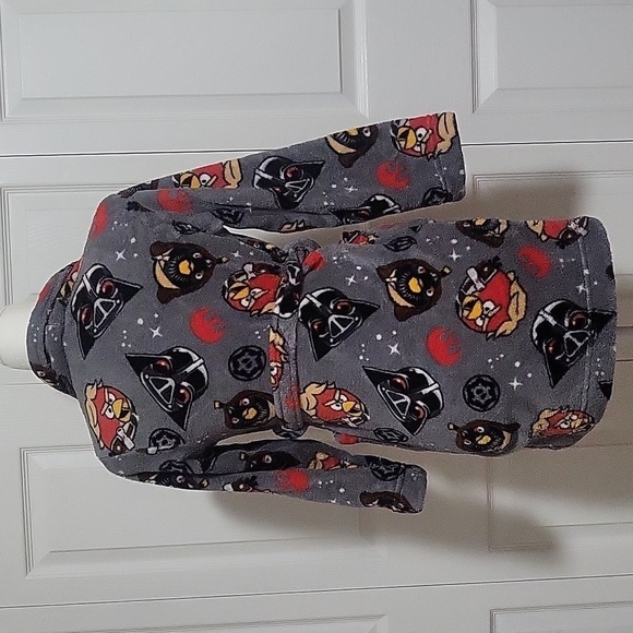 Kids Angry Birds Star Wars Soft Bathrobe - Size 10 - Picture 2 of 3
